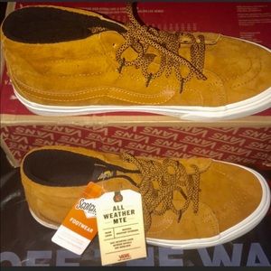 💟ALL WEATHER MTE SCOTCHGARD, 360 THERMAL HEAT SK8-MID REISSUE BRAND NEW VANS